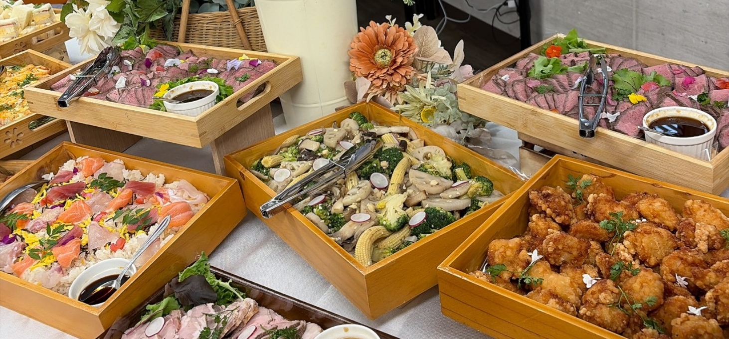 ピアサービス株式会社様の懇親会でご利用頂いたケータリング料理画像01